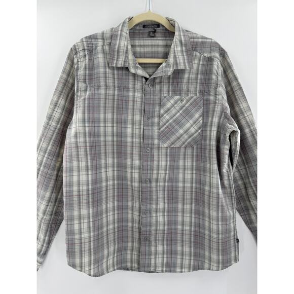 Toad & Co Men's Plaid Button Down Active Sport Shirt Hiking Casual Performance M - Picture 2 of 11